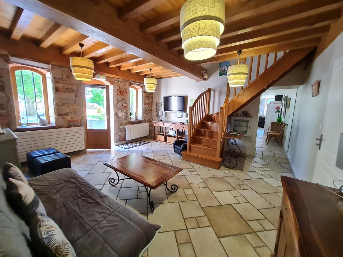 فيلا Domaine Du Cuiset - Gite Du Four A Pain Saint-André-sur-Vieux-Jonc المظهر الخارجي الصورة