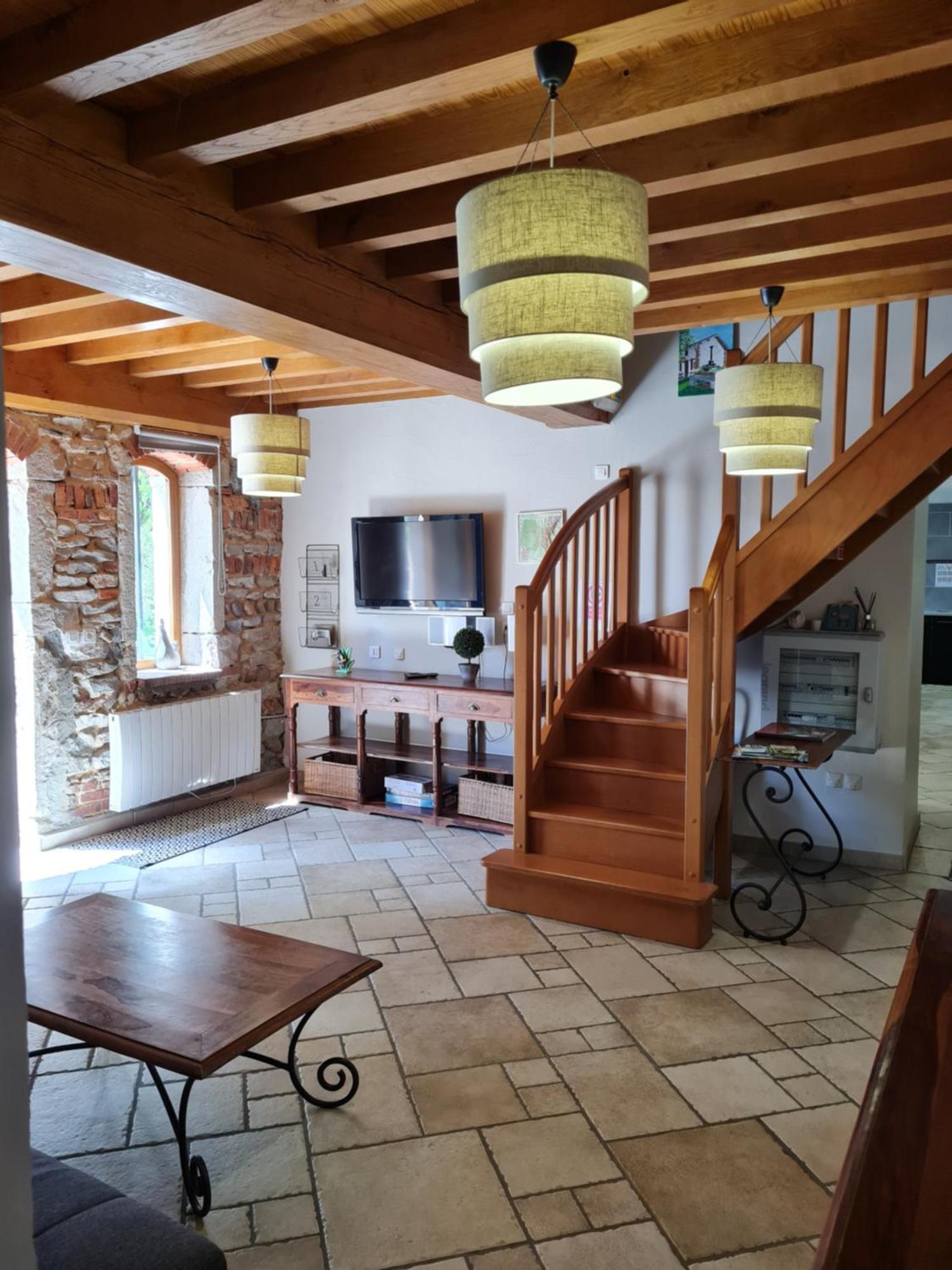 فيلا Domaine Du Cuiset - Gite Du Four A Pain Saint-André-sur-Vieux-Jonc الغرفة الصورة